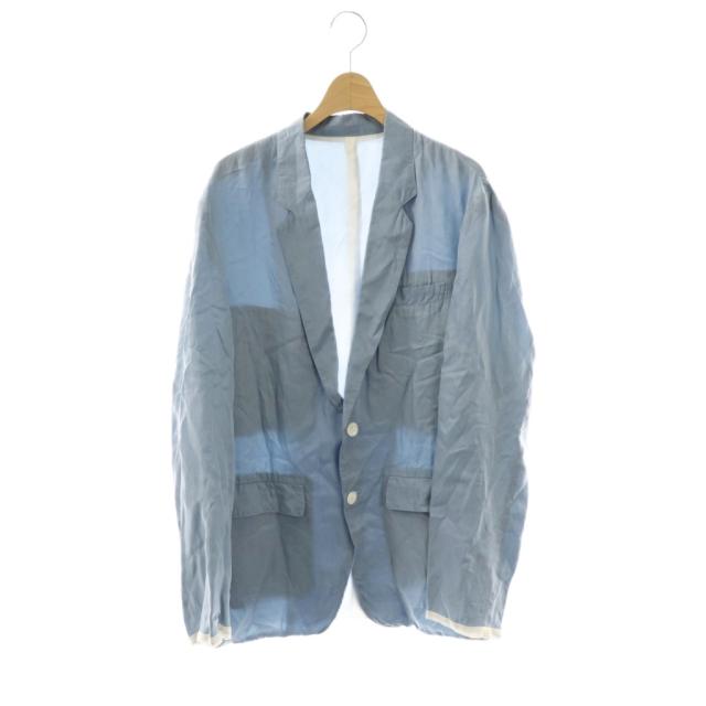 【中古】ネーム Name. CUPRA TAILORED JKT テーラードジャケット ビッグシルエット 0 スモークブルー /ES ■OS ■SH
