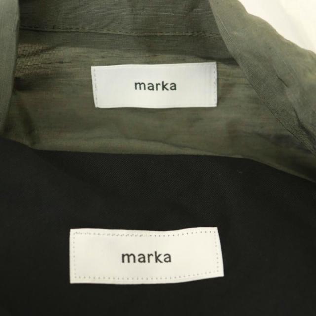【中古】マーカ marka リネン セットアップ ダブルジャケット テーラード イージーパンツ 1 グレー メンズ_8