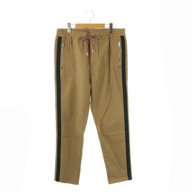 【中古】モンクレール MONCLER PANTALONE SPORTIVO トラックパンツ イージー 48 モカ ブラック /DO ■OS ■SH