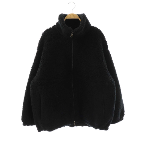 【中古】バビロン BABYLONE 25AW ウールボアブルゾン ジャケット ジップアップ F 黒 /NR ■OS レディース