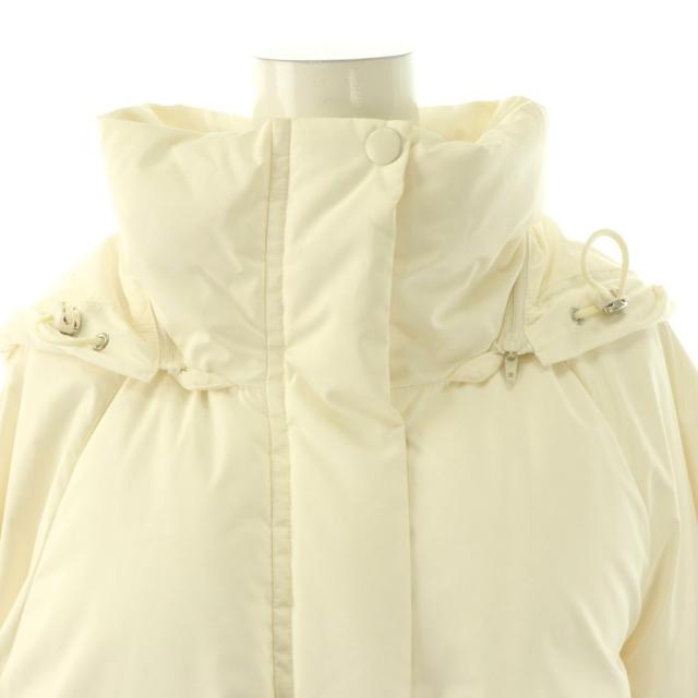 【中古】ダイアグラム グレースコンチネンタル 24AW スタンドカラー ダウンジャケット ジップアップ 36 オフホワイト_5