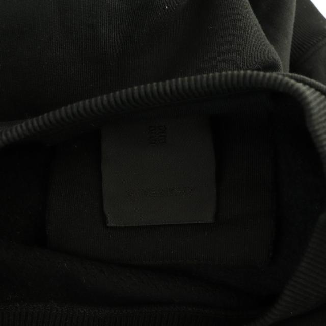 【中古】ジバンシィ GIVENCHY BMJ0CB3Y6Aリバースロゴスウェット トレーナー 長袖 コットン S 黒_4