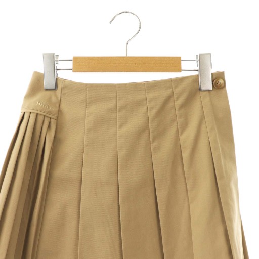 【中古】ビビィ Bibiy BELLA MINI SKIRT ラップスカート プリーツスカート F ベージュ /ES ■OS ■SH レディース_2