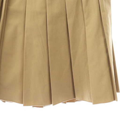 【中古】ビビィ Bibiy BELLA MINI SKIRT ラップスカート プリーツスカート F ベージュ /ES ■OS ■SH レディース_3
