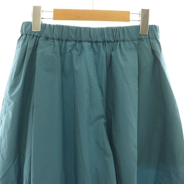 【中古】ナゴンスタンス nagonstans 撥水 スカート ロング フレア ナイロン M ブルー 470FS431-1290_2