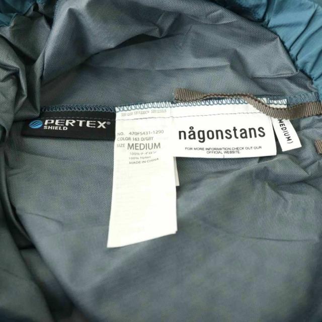 【中古】ナゴンスタンス nagonstans 撥水 スカート ロング フレア ナイロン M ブルー 470FS431-1290_4