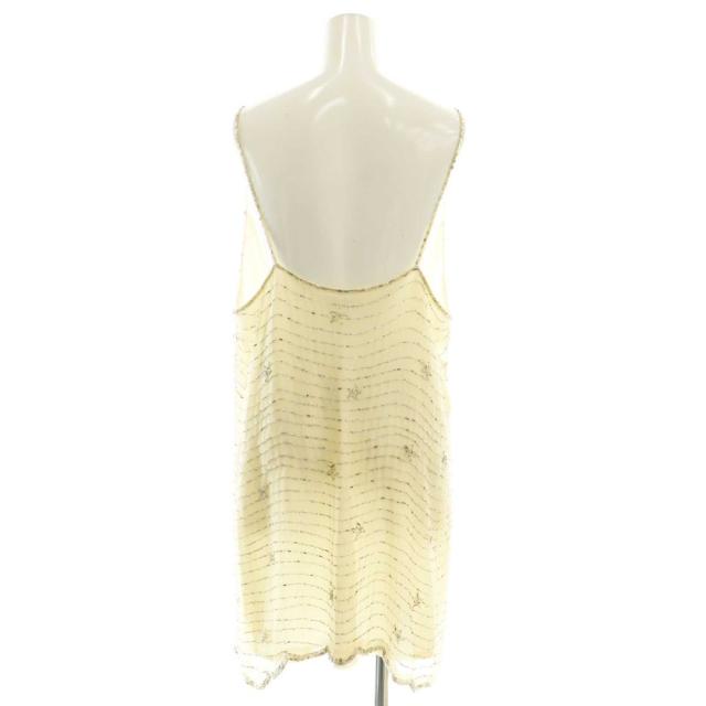 【中古】フミカ ウチダ FUMIKA_UCHIDA HAND BEADED EMBROIDERY SLIP DRESS ドレス ワンピース ミニ ONE アイボリー_1