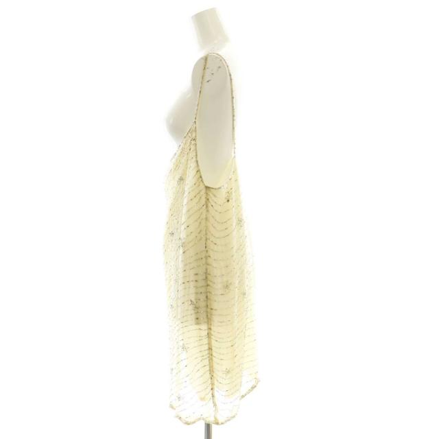 【中古】フミカ ウチダ FUMIKA_UCHIDA HAND BEADED EMBROIDERY SLIP DRESS ドレス ワンピース ミニ ONE アイボリー_2