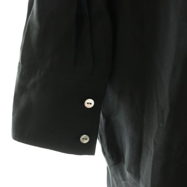 【中古】ビアズリー BEARDSLEY ガリャルダガランテ 24SS カラーレスシャツワンピース ロング F 黒いこと レディース