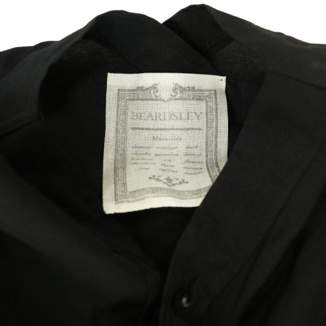 【中古】ビアズリー BEARDSLEY ガリャルダガランテ 24SS カラーレスシャツワンピース ロング F 黒いこと レディース
