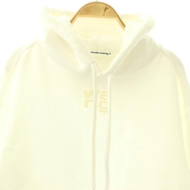 【中古】アレキサンダーワン 4CC3242101 ESSENTIAL TERRY HOODIE パーカー プルオーバー 長袖 S ホワイト_2