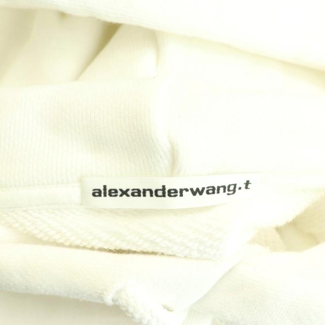 【中古】アレキサンダーワン 4CC3242101 ESSENTIAL TERRY HOODIE パーカー プルオーバー 長袖 S ホワイト_4
