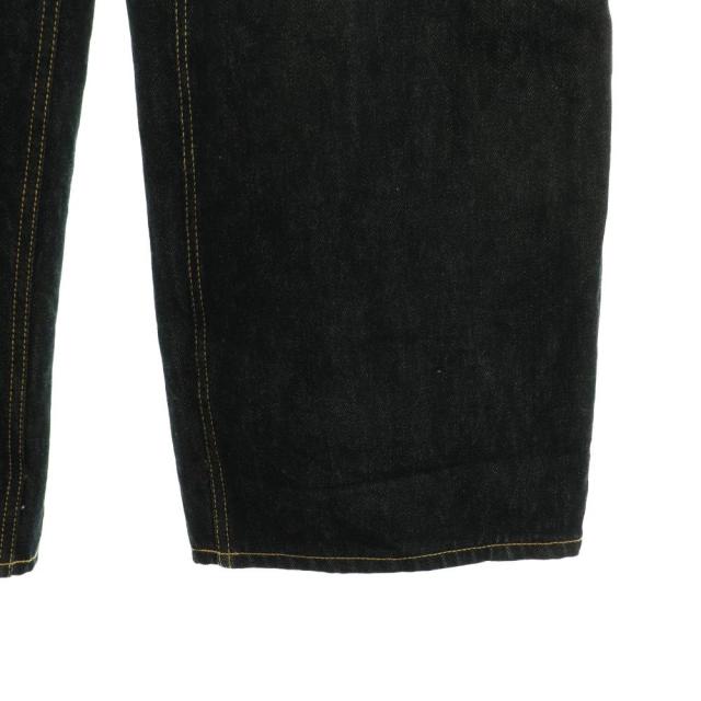 【中古】ファセッタズム インサイドボアワイドデニムパンツ ジーンズ ジッパーフライ 1 ネイビー OMT-PT-U02 /DO_3