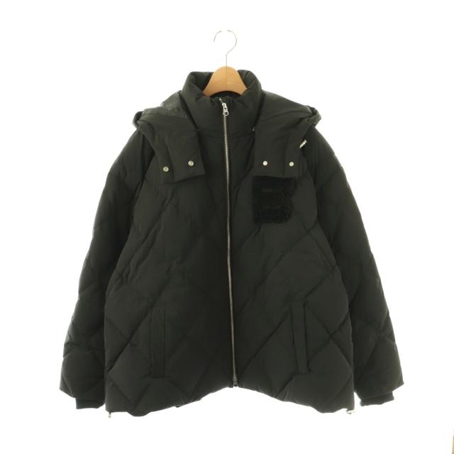 【中古】エイブリー AVERY DOWN JACKET ダウンジャケット アウター F 黒 /NR ■OS ■SH レディース