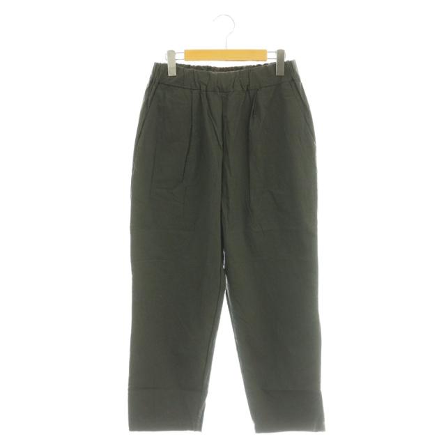 【中古】未使用品 ヴェリテクール Veritecoeur クロスワッシャーイージーパンツ テーパード 1 ダークグレー ST-120