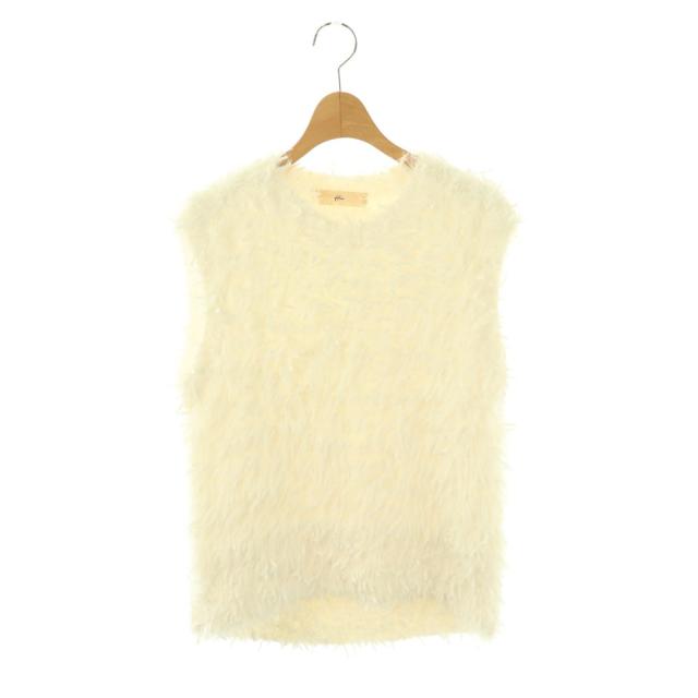 【中古】ヘイヴ Heve Tinker Knit ティンカーニット ベスト プルオーバー F 白 /NR ■OS レディース