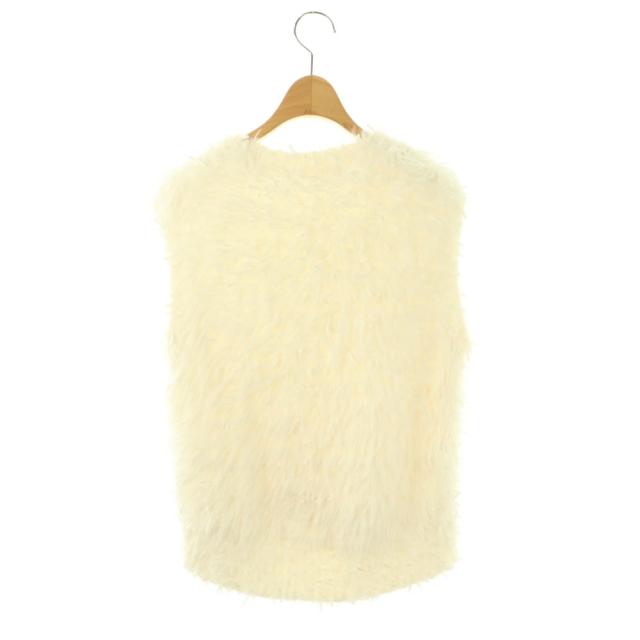 【中古】ヘイヴ Heve Tinker Knit ティンカーニット ベスト プルオーバー F 白 /NR ■OS レディース_1