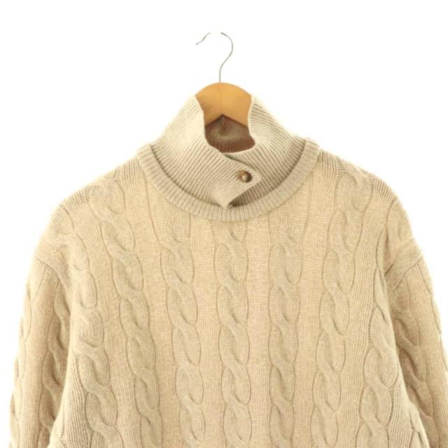 【中古】ポロ バイ ラルフローレン 25AW ニット セーター 長袖 カシミヤ混 M ベージュ /DO ■OS ■SH レディース_2