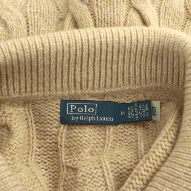 【中古】ポロ バイ ラルフローレン 25AW ニット セーター 長袖 カシミヤ混 M ベージュ /DO ■OS ■SH レディース_5