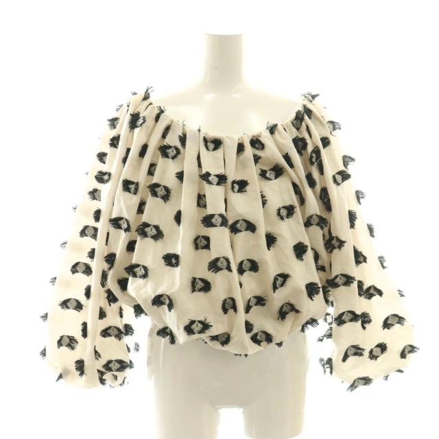 中古】シーニュ Cygne 25SS オフショルジャガードブラウス プル