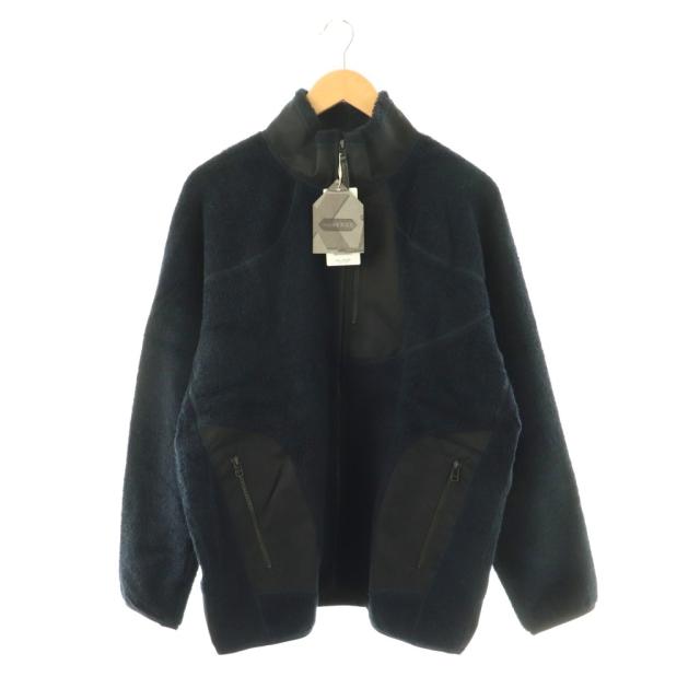 【中古】オーベルジュ AUBERGE SOMERSET ジャケット ブルゾン ジップアップ ウール 42 紺 /NR ■OS ■AD メンズ