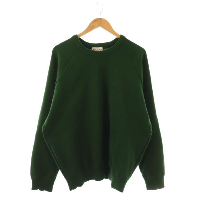 【中古】ザエンノイプロフェッショナル The ennoy Professional クルーネックニット セーター 長袖 XL 緑