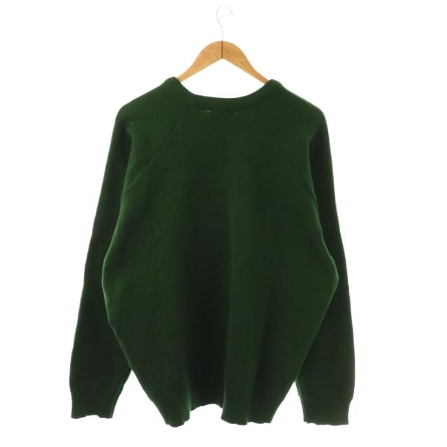 【中古】ザエンノイプロフェッショナル The ennoy Professional クルーネックニット セーター 長袖 XL 緑