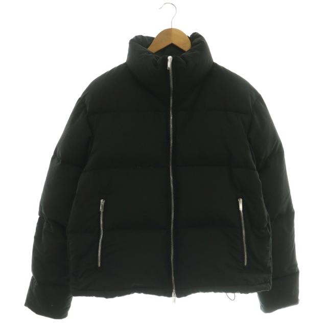 【中古】マーカウェア 24AW SILK SHORT DOWN JACKET ダウン ジャケット ジップアップ アウター 1 黒 A24C22BL01C