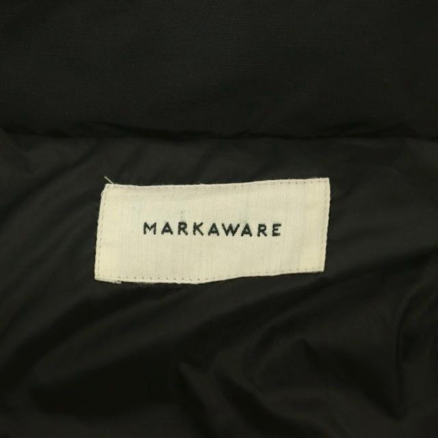 【中古】マーカウェア 24AW SILK SHORT DOWN JACKET ダウン ジャケット ジップアップ アウター 1 黒 A24C22BL01C_4