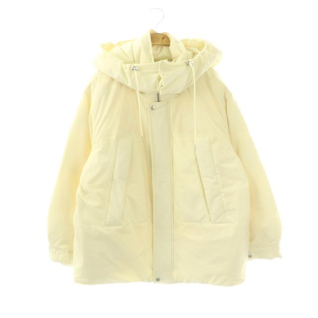 【中古】スローブ イエナ 25AW フェザーライト撥水モンスターダウン ジャケット アウター 36 アイボリー