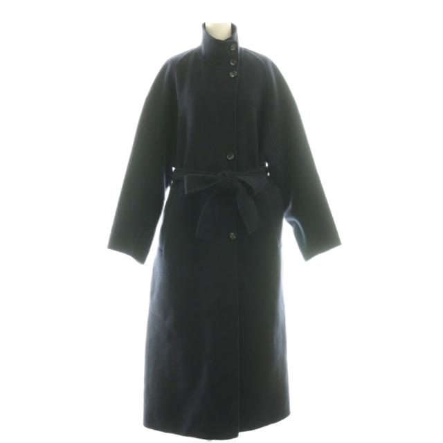 【中古】カレンソロジー Curensology 23AW マンテコリバースタンドコート アウター ベルト付き F ネイビー /CX ■OS