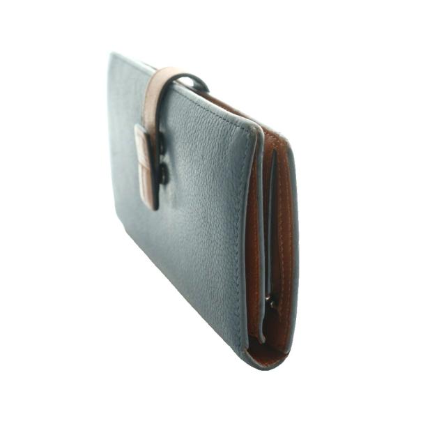 【中古】ロエベ LOEWE バーティカルウォレット 二つ折り財布 レザー 茶 ブラウン /SS ■OS ■OH レディース_2