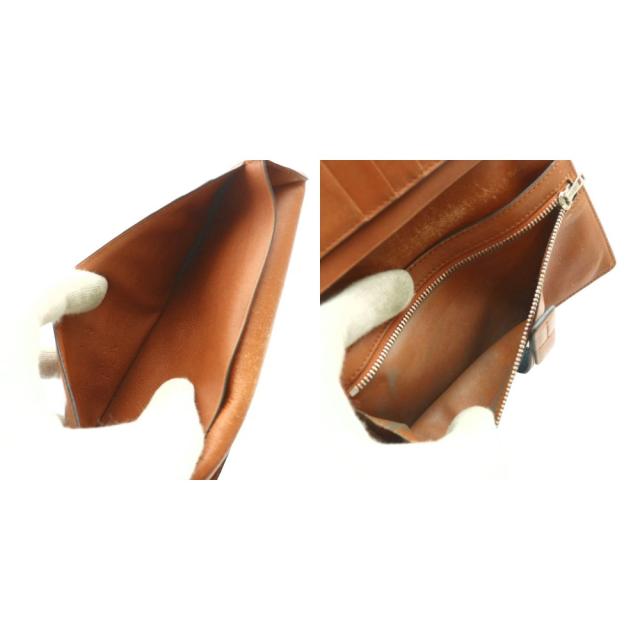 【中古】ロエベ LOEWE バーティカルウォレット 二つ折り財布 レザー 茶 ブラウン /SS ■OS ■OH レディース_6