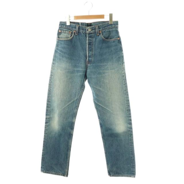 【中古】リーバイス Levi's 94年製 90S 501-0000 501 デニムパンツ ジーンズ スリム ボタンフライ W31L32 ブルー
