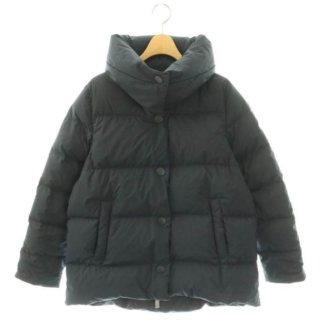 【中古】ピレネックス Pyrenex ELAURA 2 エローラ2 ダウンジャケット ジップアップ 36 ネイビー /HK ■OS レディース