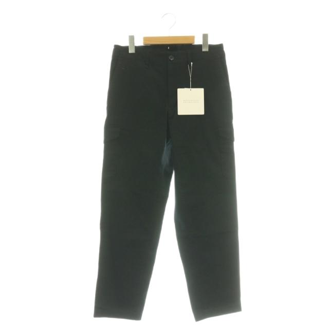 【中古】未使用品 マッキントッシュフィロソフィー カーゴパンツ ワイド ストレート 38 ブラック /CX ■OS ■AD