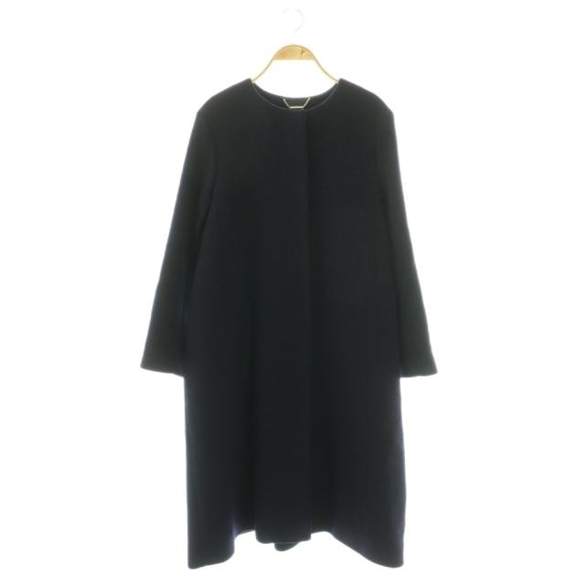 【中古】独居室ジェラルド・r・フォード CELFORD 24AW カシミヤ混否色合い厚地の外套 アウター ロング 36 濃紺色 CWFC245003