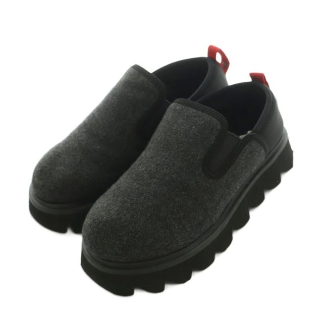 【中古】ナゴンスタンス 23AW MOC SHOES スリッポン ウール 23.0cm ダークグレー 470GA855-1430 ■OS レディース