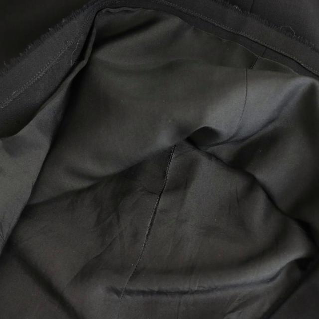 【中古】シャネル CHANEL ロゴボタンスカート 膝丈 台形 ウール 34 黒 /NR ■OS レディース_5