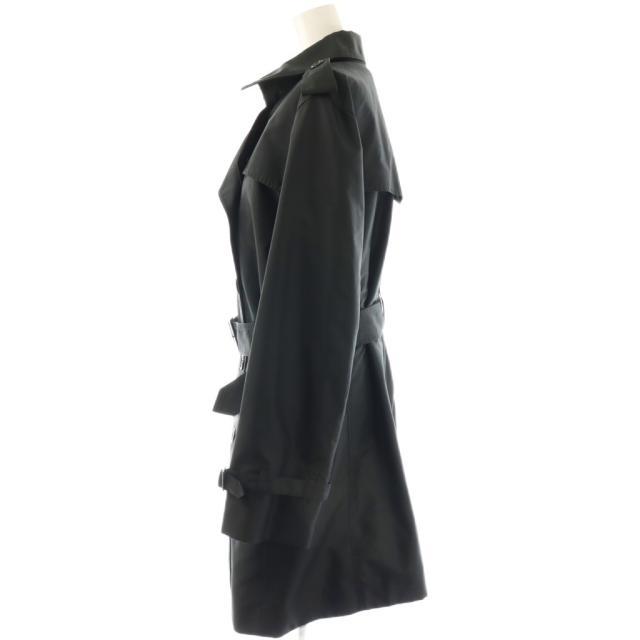 【中古】バーバリー ロンドン BURBERRY LONDON 中綿ライナーベスト付きトレンチコート 44 ブラック /ES ■OS ■SH_2