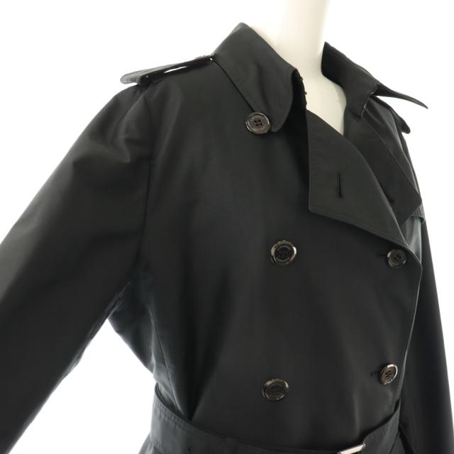 【中古】バーバリー ロンドン BURBERRY LONDON 中綿ライナーベスト付きトレンチコート 44 ブラック /ES ■OS ■SH_3