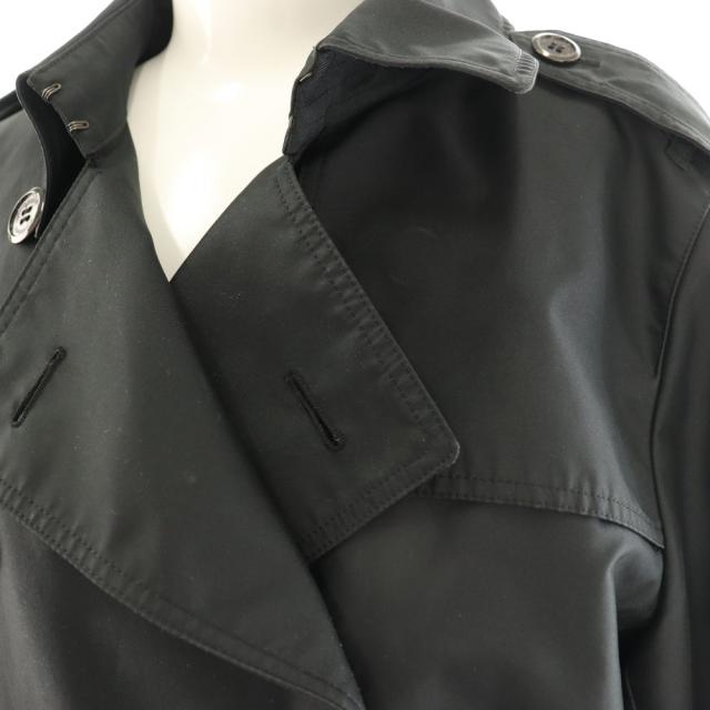 【中古】バーバリー ロンドン BURBERRY LONDON 中綿ライナーベスト付きトレンチコート 44 ブラック /ES ■OS ■SH_7