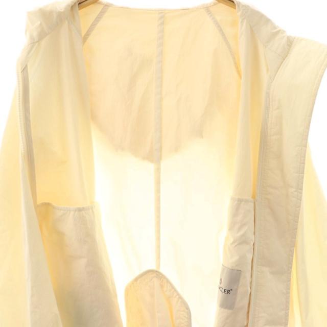 【中古】モンクレール 24SS EURIDICE フード付きリボンジャケット ジップアップ 0 アイボリー /DO ■OS_2