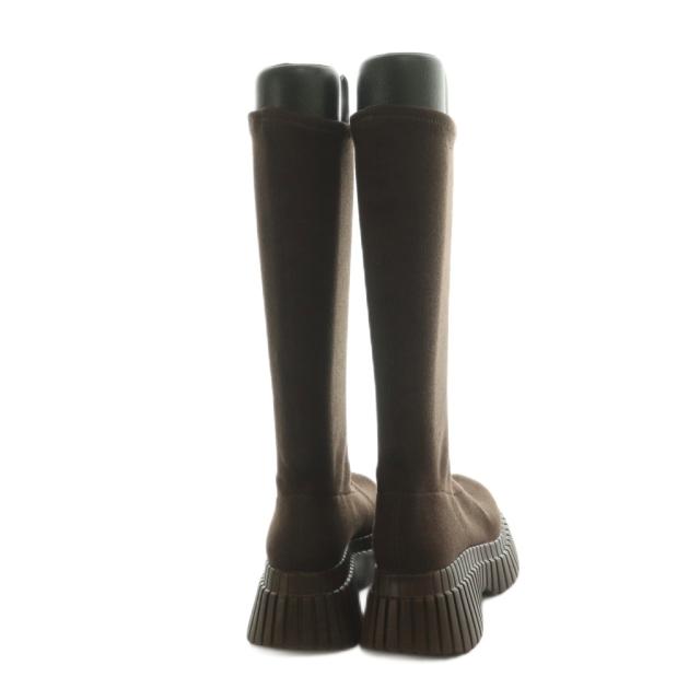 【中古】カンペール CAMPER BCN ロングブーツ ニット 厚底 36 23.0cm 茶 K400689-007 /MI ■OS レディース_2