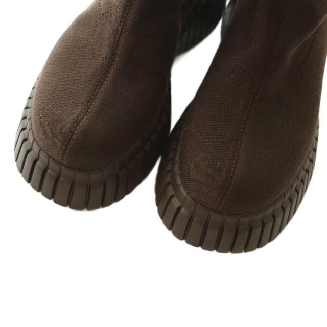 【中古】カンペール CAMPER BCN ロングブーツ ニット 厚底 36 23.0cm 茶 K400689-007 /MI ■OS レディース_4