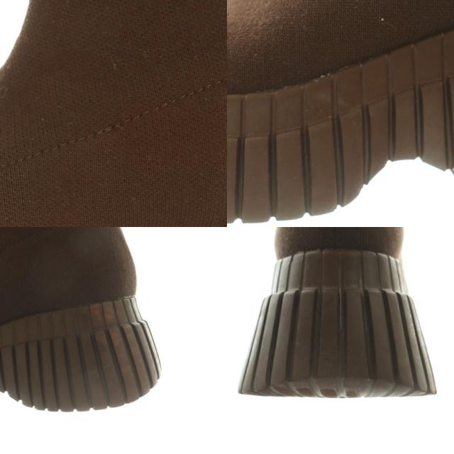 【中古】カンペール CAMPER BCN ロングブーツ ニット 厚底 36 23.0cm 茶 K400689-007 /MI ■OS レディース_7