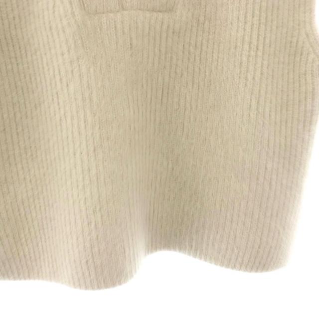 【中古】カオス CHAOS 24AW ブルーフォックススキッパーニット ベスト F ベージュ /HK ■OS ■SH レディース_3