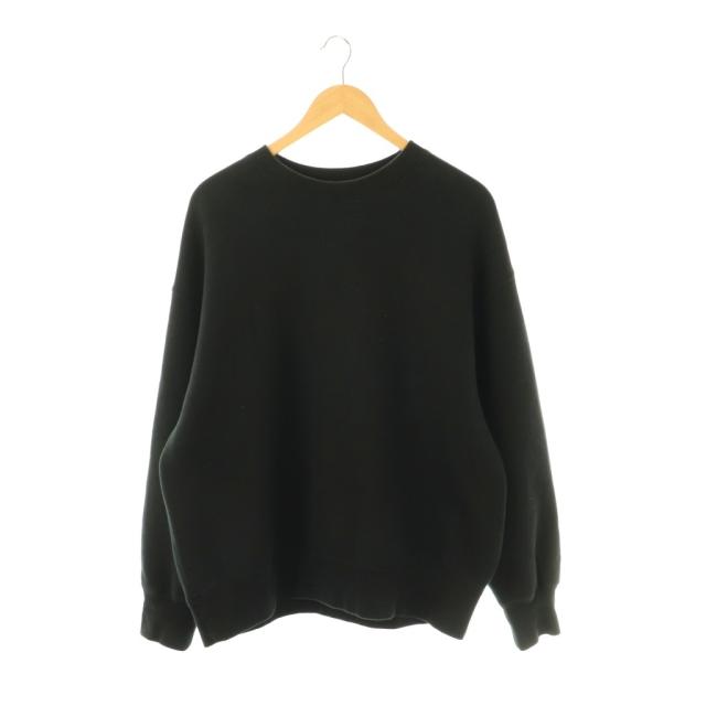 【中古】ハイク HYKE SWEAT SHIRT スウェット 長袖 3 ブラック /DO ■OS レディース