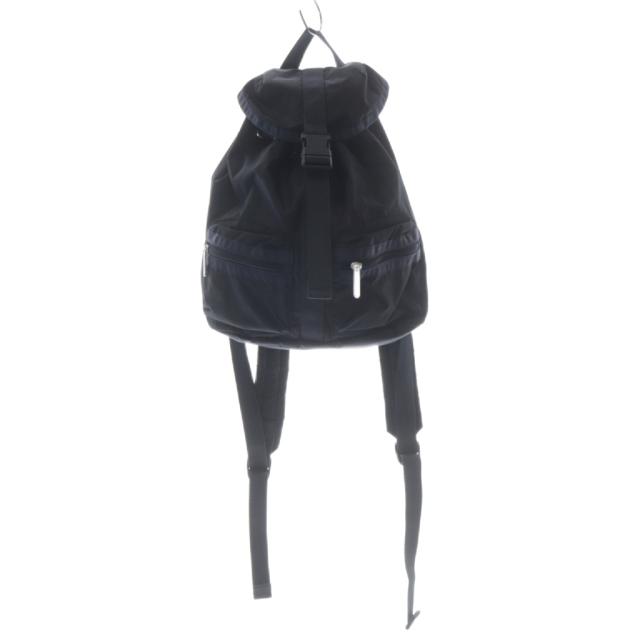 【中古】レスポートサック LesportSAC SMALL VOYAGER バックパック リュックサック ロゴ 紺 1429 /SR ■SH レディース