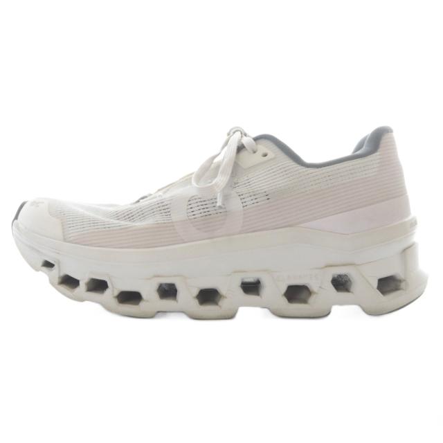 【中古】オン ON Cloudmonster Void スニーカー emmi ロゴ 23cm グレージュ ピンク 3WF10493045 /SR ■SH レディース